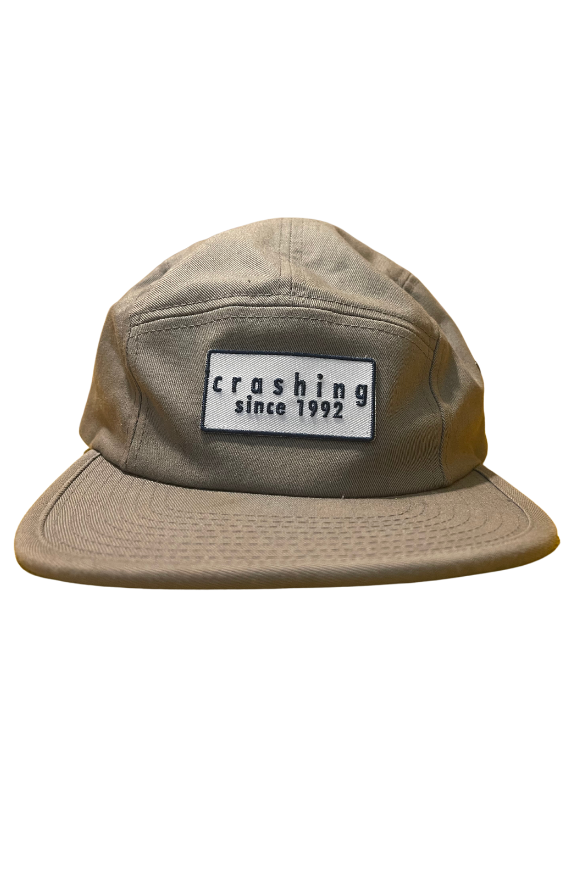 crashing patch 5-panel hat